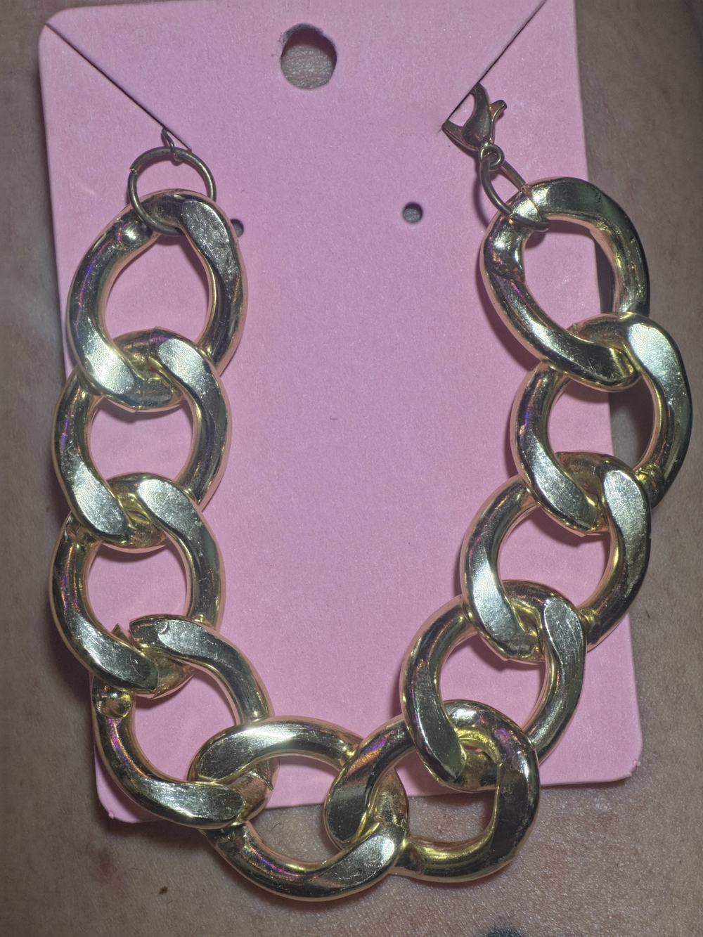 Gold Link Chain Braclet- Women Jewelry